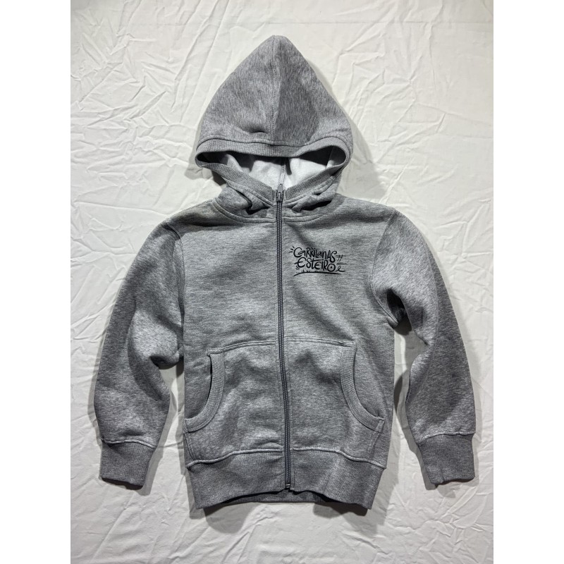 SUDADERA GRIS CREMALLERA NENX