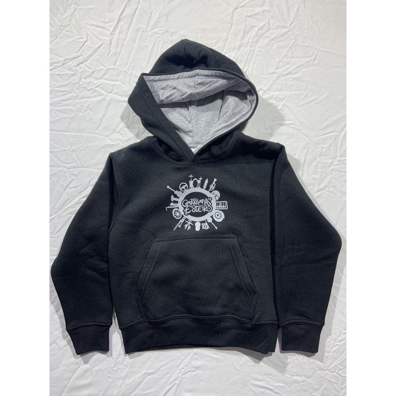 SUDADERA NEGRA LOGO CARRILANAS NENX